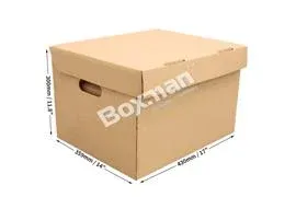 Brown cartons box