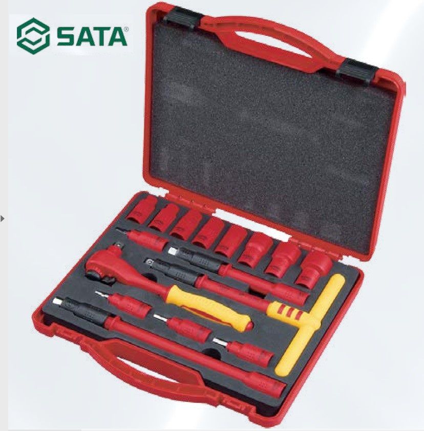 Sata 16PC.3/8”DR.VDE INS.SOCKET SET