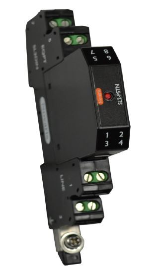 Signal Surge Protector, PSTN, 500mA, 20kA, Indicator, 1 Pair c/w Base and alarm output SL2-PSTN