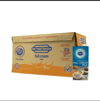 Dutch Lady Professional Full Cream Milk 1L (carton of 12 boxes)