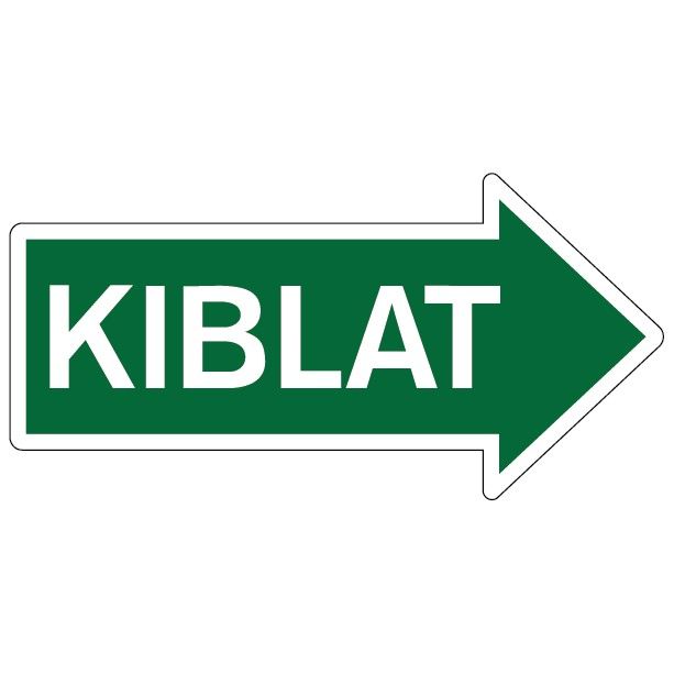 STICKER ARAH KIBLAT