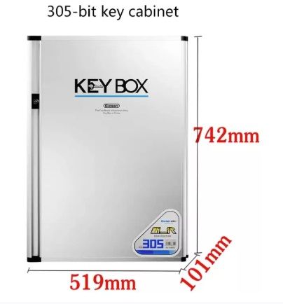 HVILOG Key Cabinets 305 key box management box thickened real estate agency hotel wall-mounted storage box (kotak kunci/ 300 key box / Office Automation / Key Storage / Box Key / Box Key / Storage Box)