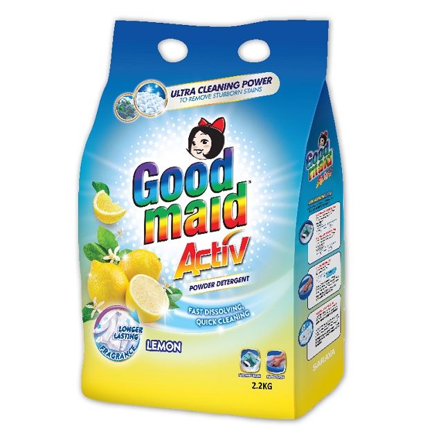 GOODMAID ACTIV Powder Detergent 2.2kg - Lemon Citrus