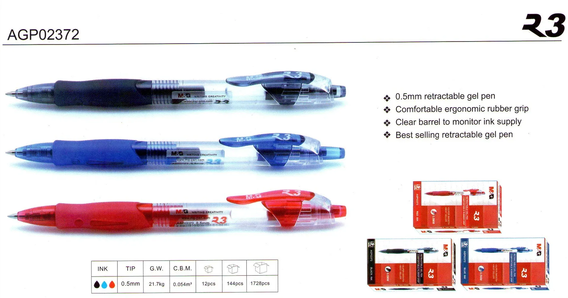 M&G GEL PEN 0.5 (R3)