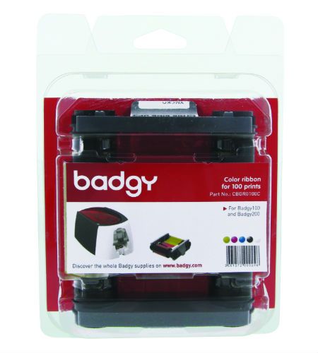 BADGY 100/200 COLOR RIBBON CBGR0100C