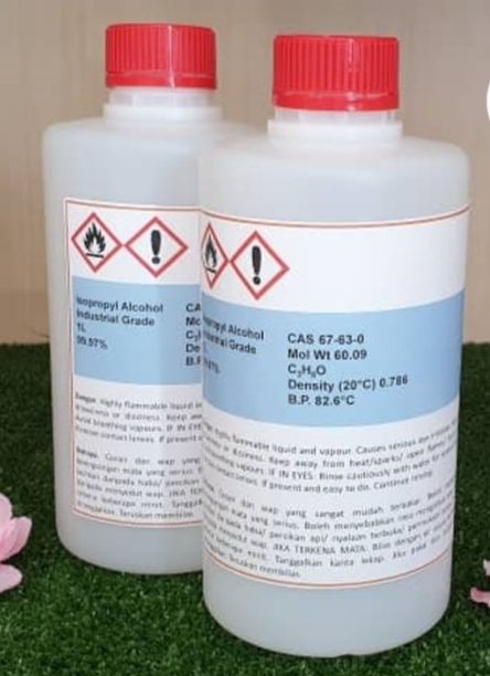 IPA / Isopropyl Alcohol / Rubbing Alcohol (99.9%) 1 & 10 Liter OCHA IPA / Isopropyl Alcohol / Rubbing Alcohol (99.9%) 1 & 10 Liter - Harga termasuk Penghantaran semenanjung sahaja