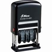 Rubber stamp Shiny S-400 4mm Date Stamp* FAST DELIVERY & LOCAL SUPPLIER
