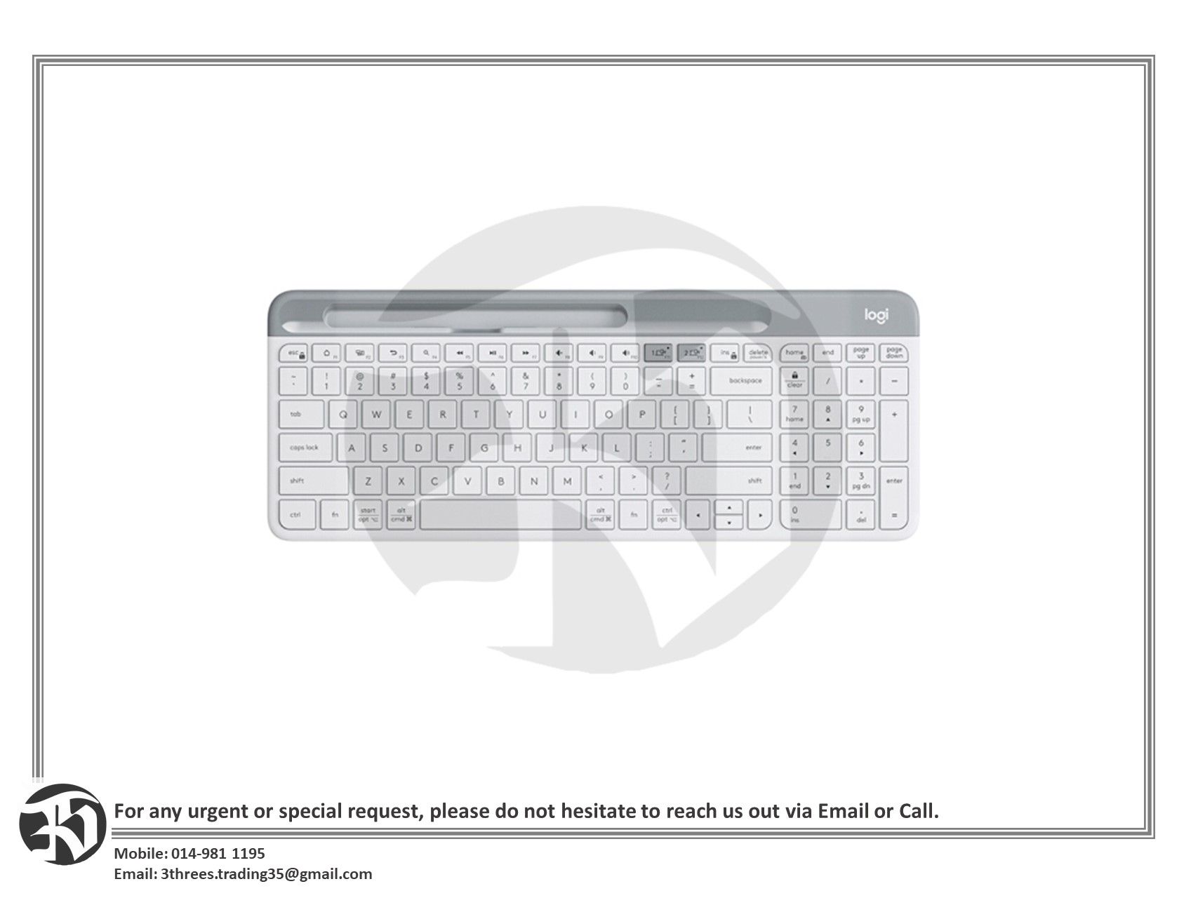 Logitech K580 Multi-Device Wireless Keyboard