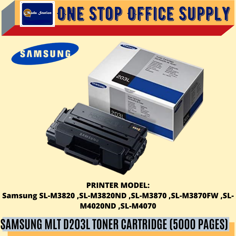 SAMSUNG MLT D203L TONER CARTRIDGE - (5000 PAGES) /Samsung /Toner Cartridge /Toner /D203L /M3820L