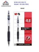 M & G Gel Pen R3 0.7 mm Black