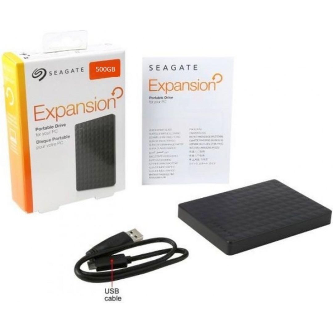 Seagate Expansion 500GB USB 3.0 Portable External Hard Disk Drive