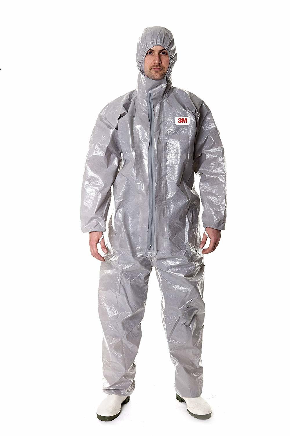 3M Grey Disposable Coverall (Size M) - 3M 4570