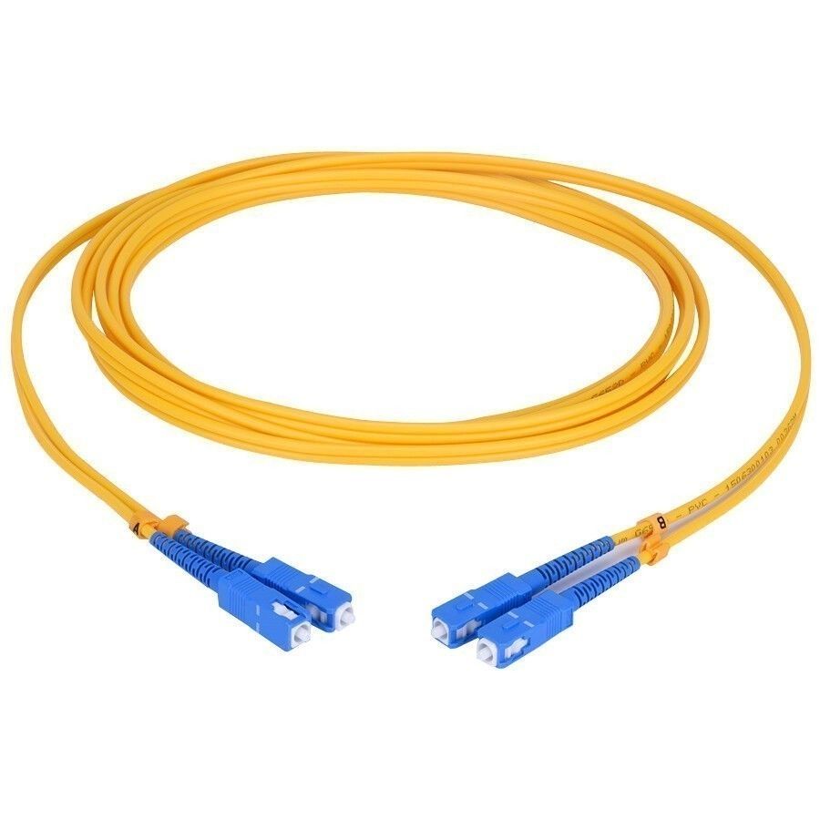 SC-SC Duplex Single Mode Optical Fiber Patch Cord Cable 2.0 - 2m