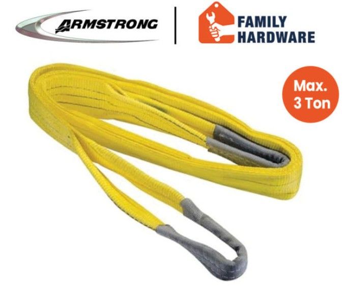 Others *ARMSTRONG 3TON Heavy Duty Polyester Webbing Sling Tali Angkat Sling Belt