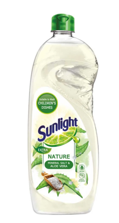 Sunlight Extra Nature Mineral Salt and Aloe Vera Dishwashing Liquid 900ml