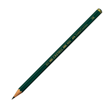Faber-Castell 9000 Graphite Sketch Pencil Art 1 pcs 9000 - 4H 1pcs PI-9000-3H-KK