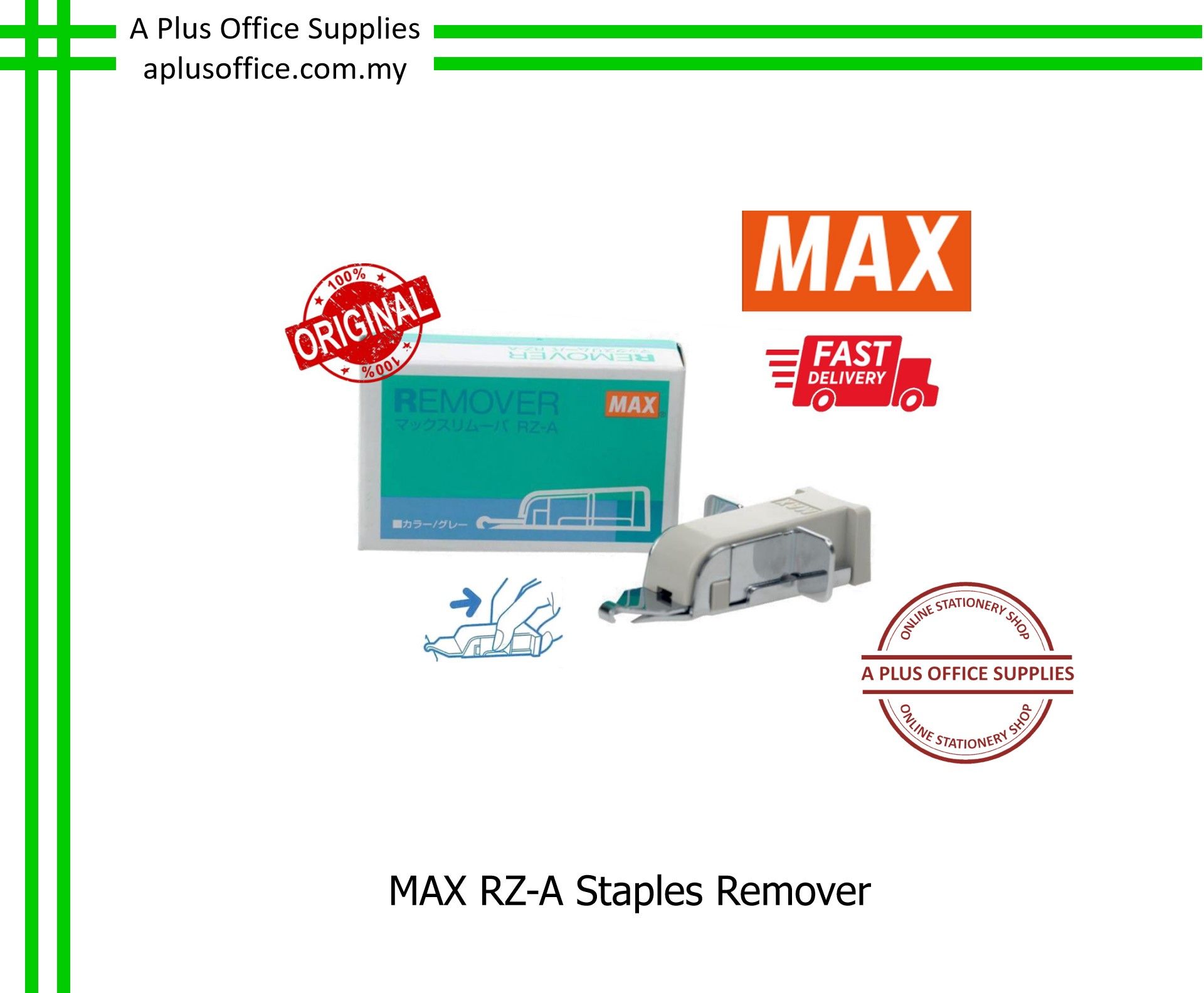 MAX Staples Remover / Penghilang Dawai Kokot