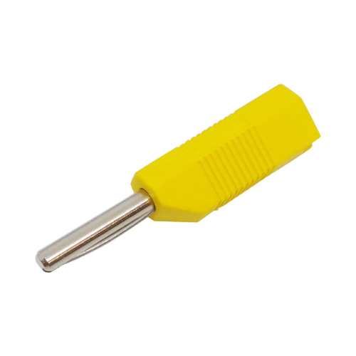 Deltron Banana Plug 16A, Screw, Yellow, 553-0700