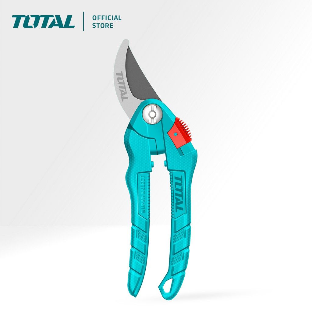 TOTAL THT0201 PRUNING SHEARS (DESIGNED WITH SAFETY LOCK SWITCH TO CLOSE THE SHEAR WHEN NOT IN USE.)