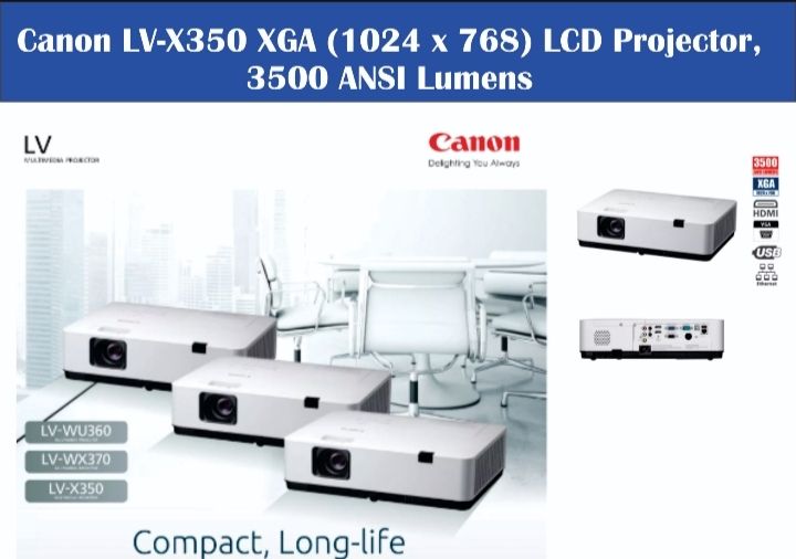 Ocha Canon LV-X350 XGA Projector Replacemen Model LV-320 XGA Ocha Projector Canon LV-X350 XGA (1024 x 768) Replacement Model LV- 320 XGA LCD Projector, 3500 ANSI Lumens free delivery