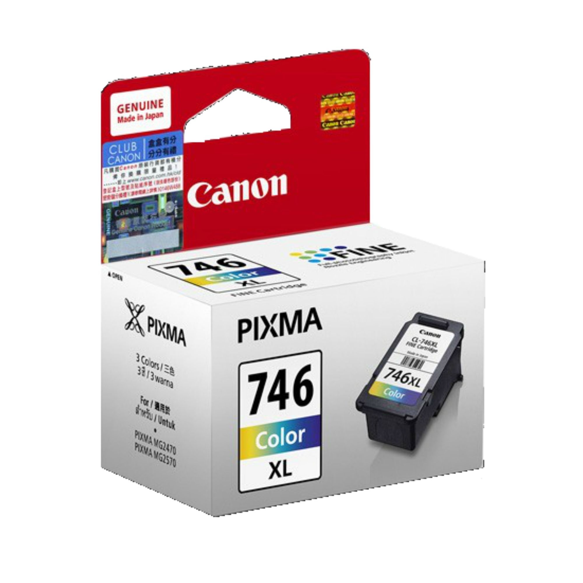 CANON Colour FINE cartridge (13 ml) CL-746 XL