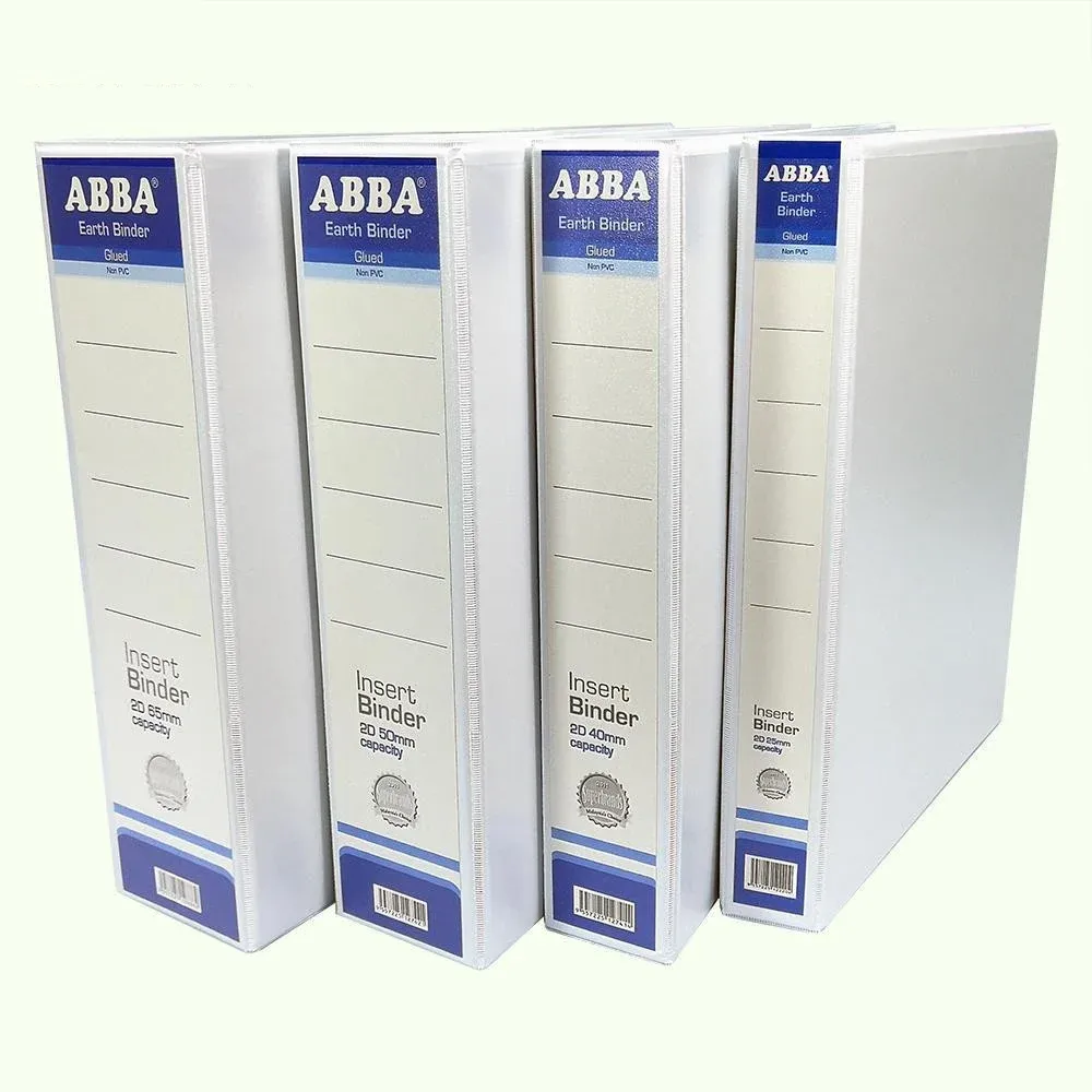 ABBA A4 PVC Ring File With Full Transparent 65mm