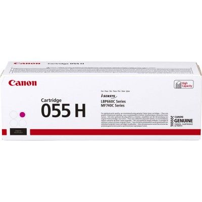 Canon 055H Magenta Toner Cartridge 5.9k - 055HM
