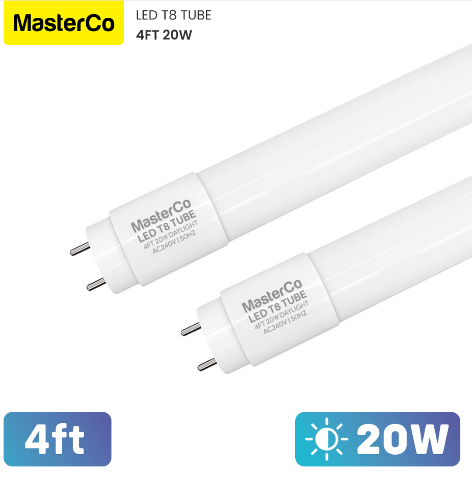 MASTERCO LED T8 TUBE - 4FT 20W