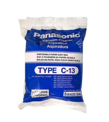 Genuine Malaysia Panasonic Product - Panasonic TYPE C-13 VACUUM CLEANER BAGS (5 PCS) YMC94K-JW00V