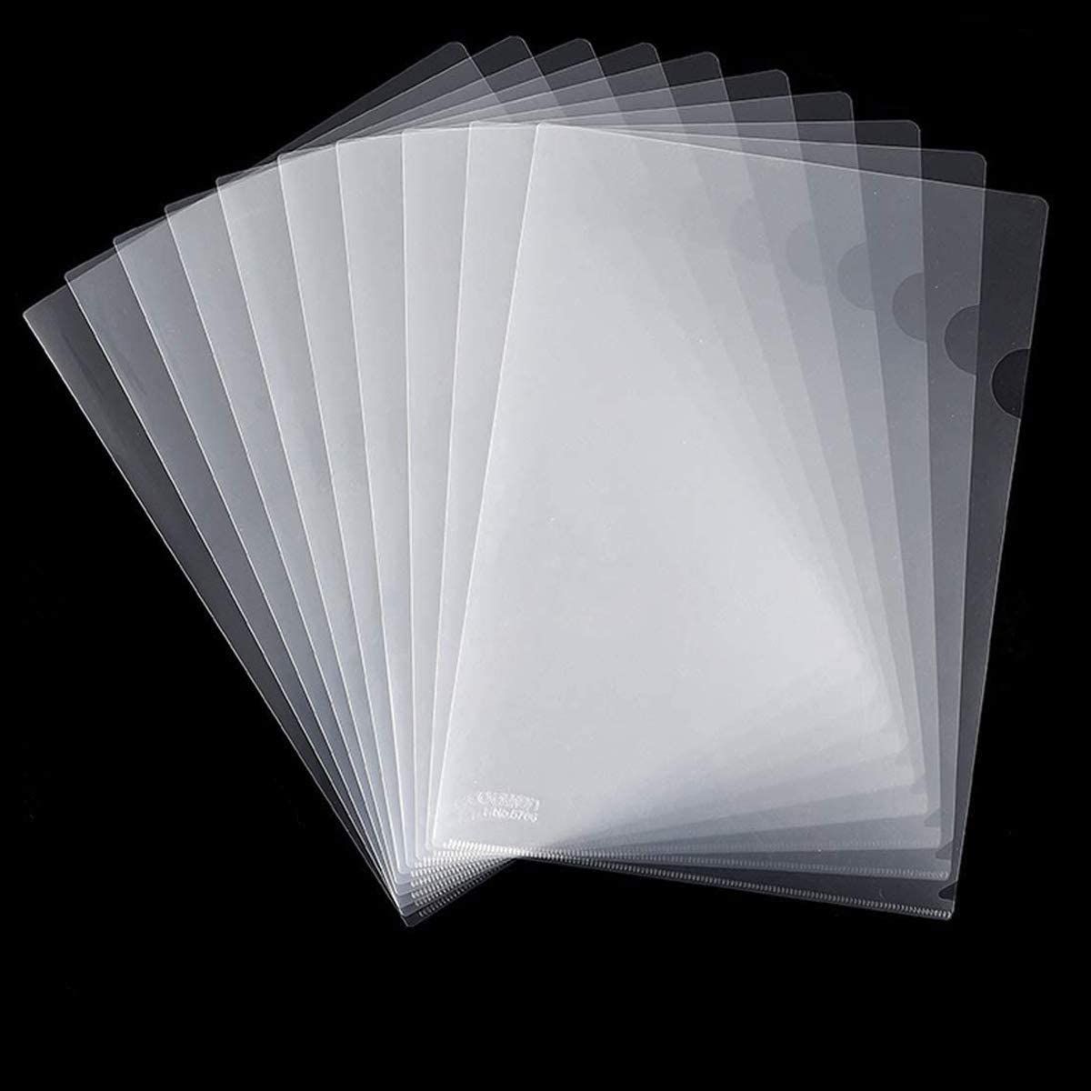 *Clear Holder File L Shape folder - 24 PCS