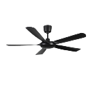 Regair Remote Ceiling Fan 56" DC 5 ABS Blades 8F+8R Speeds (Matt Black)