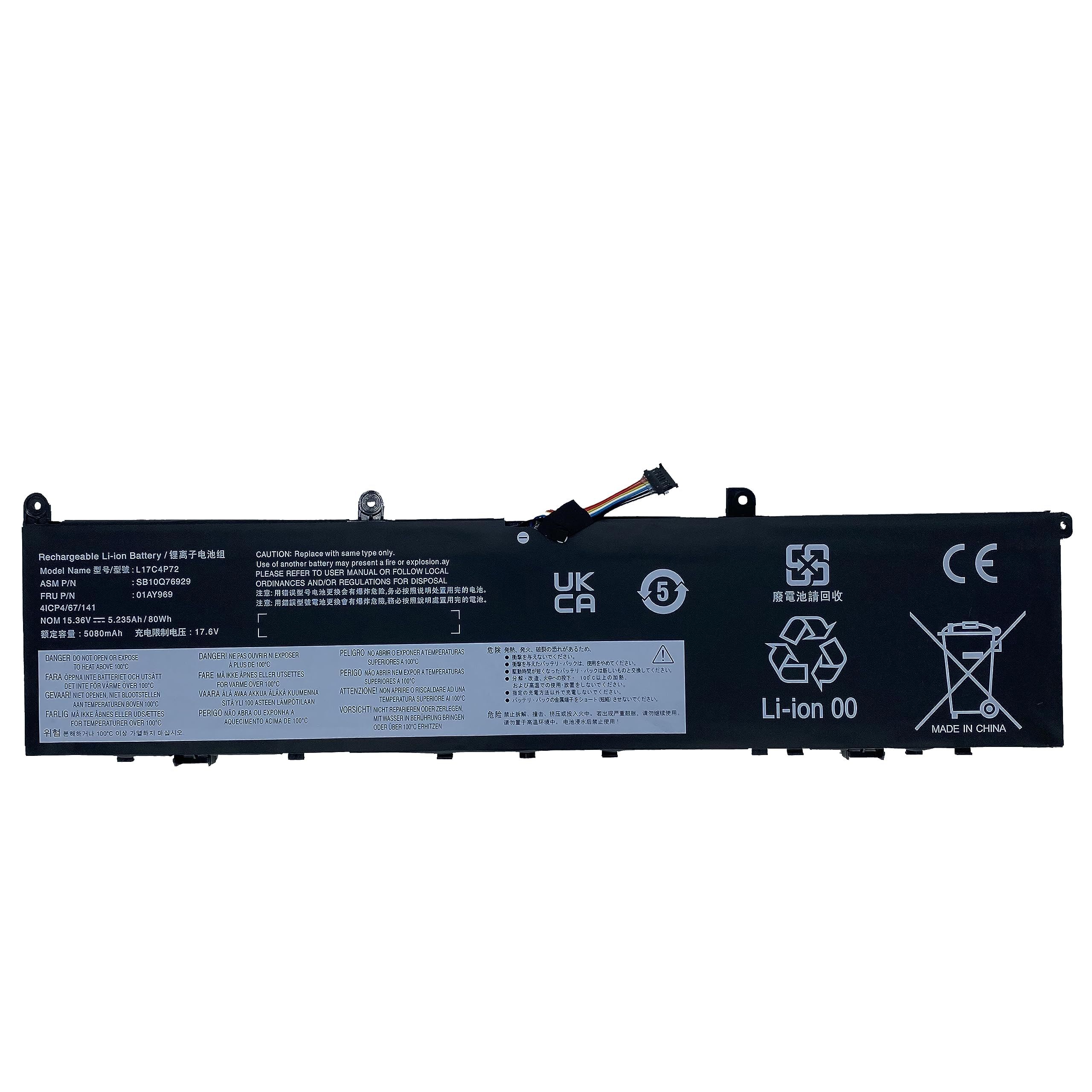 Lenovo ThinkPad P1/P1 GEN 2/X1 EXTREME 2019/X1 EXTREME GEN 2 Laptop Notebook Battery OEM L17C4P72 L18M4P71
