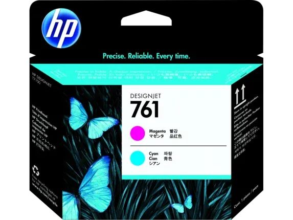 HP 761 Designjet Printhead - Magenta/Cyan (CH646A)