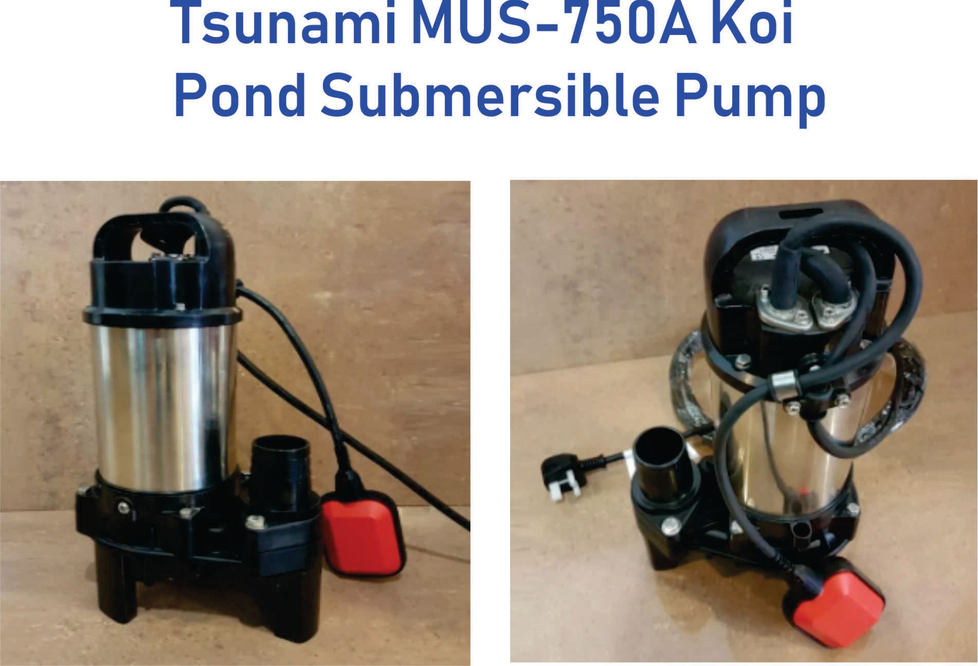 Tsunami MUS-750A Koi Pond Submersible Pump