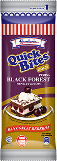 Gardenia Bread QuickBites Black Forest Cream Roll - 55g/piece