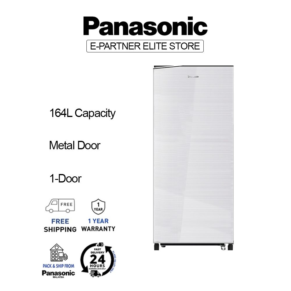 PANASONIC NR-AF176S (164L) 1-DOOR REFRIGERATOR NR-AF176SSMY