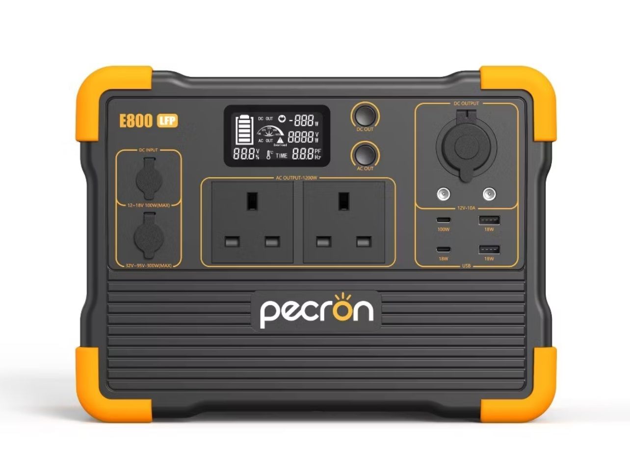 PECRON E800LFP Portable Power Station 1200W 768Wh Solar Generator Powerbank