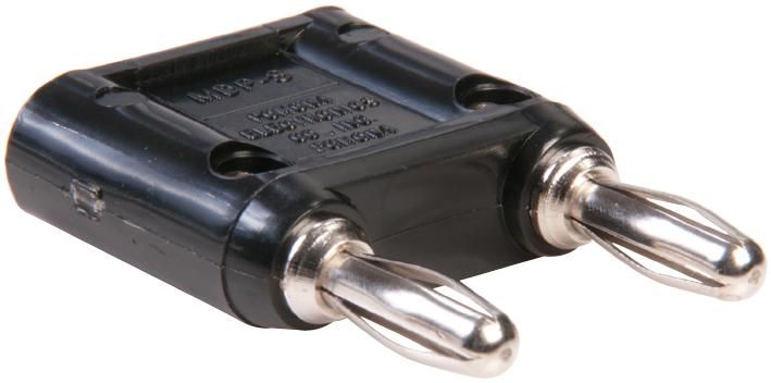 Fluke PJKPL MDP-S-0 Double Banana Plug With Shorting Bar, Black