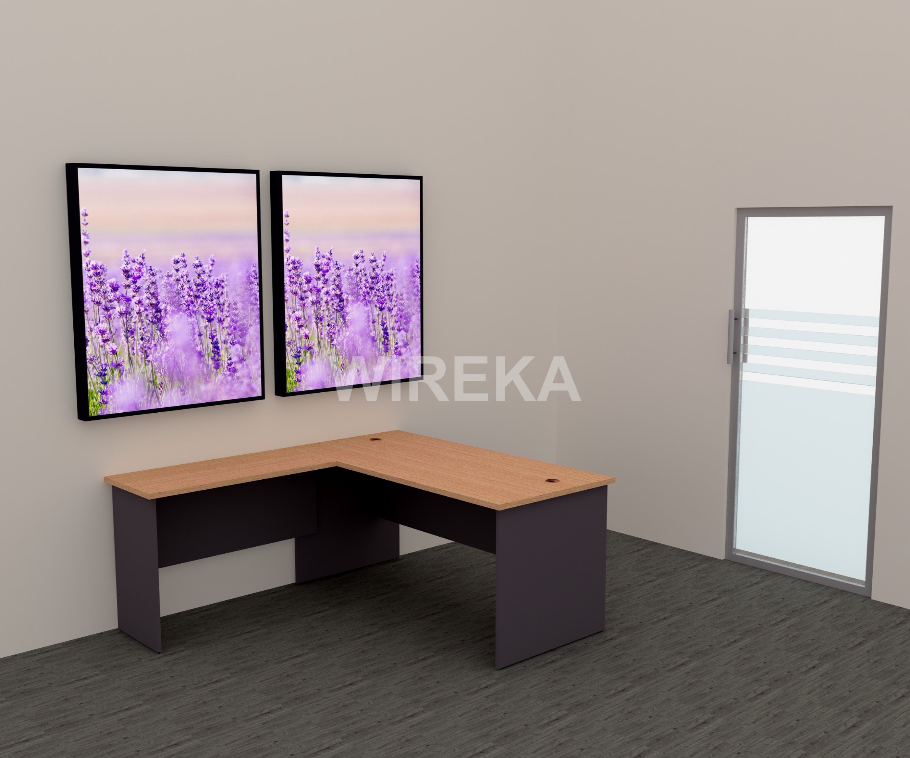 Wireka L-Shape Desk