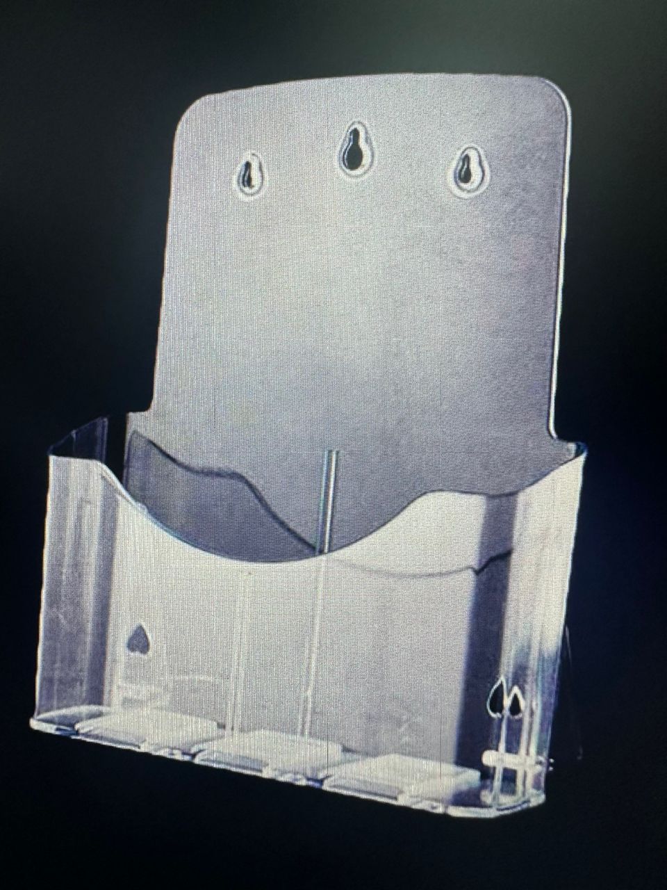 Acrylic Display 21.5cm X3.5cm X 15cm