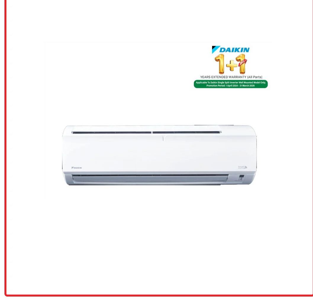 Daikin 2.5HP Non-Inverter R32 Single Split Air Conditioner