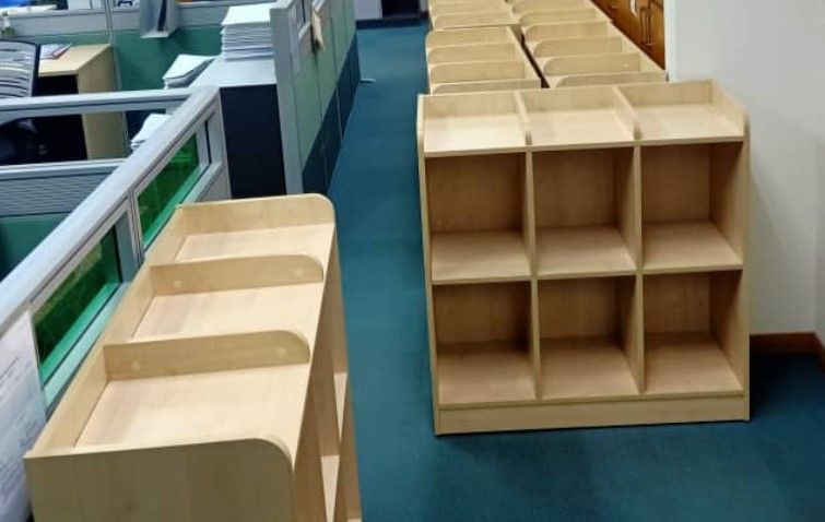 PIGEON HOLE LOW CABINET
