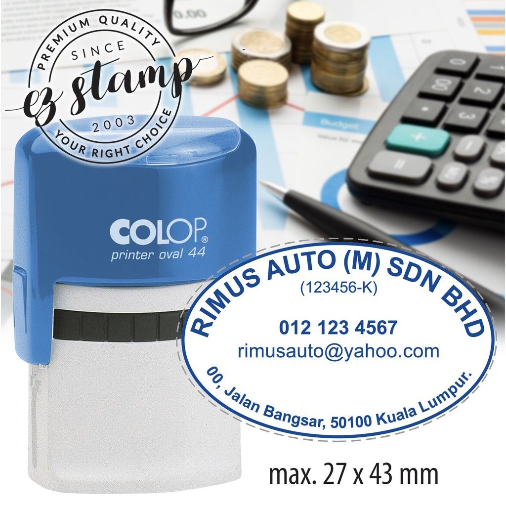 Rubber Stamp Colop P44