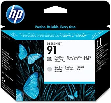 Genuine Malaysia HP Warranty - HP 91 Photo Black and Light Gray Printhead