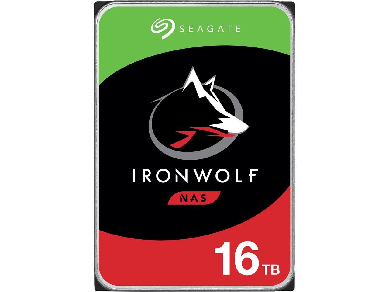 Genuine Malaysia Seagate Warranty - IRONWOLF SEAGATE 3.5" NAS 16TB Internal Hard Disk