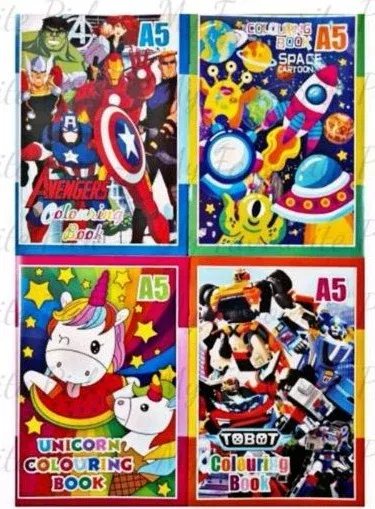 A5 COLOURING BOOK (48PCS/PKT)