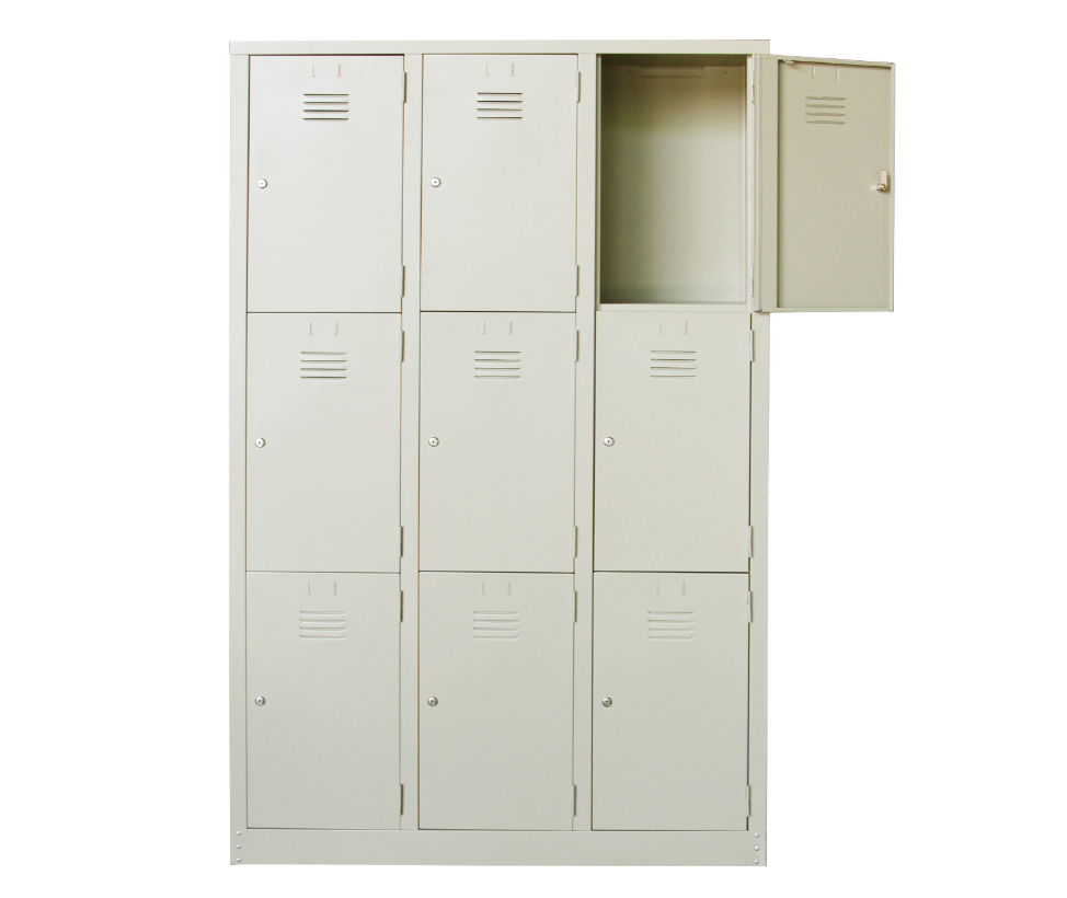 STERLING 9 COMPARTMENTS STEEL LOCKER (S135/A & S135/AS) / 1143mm WIDTH