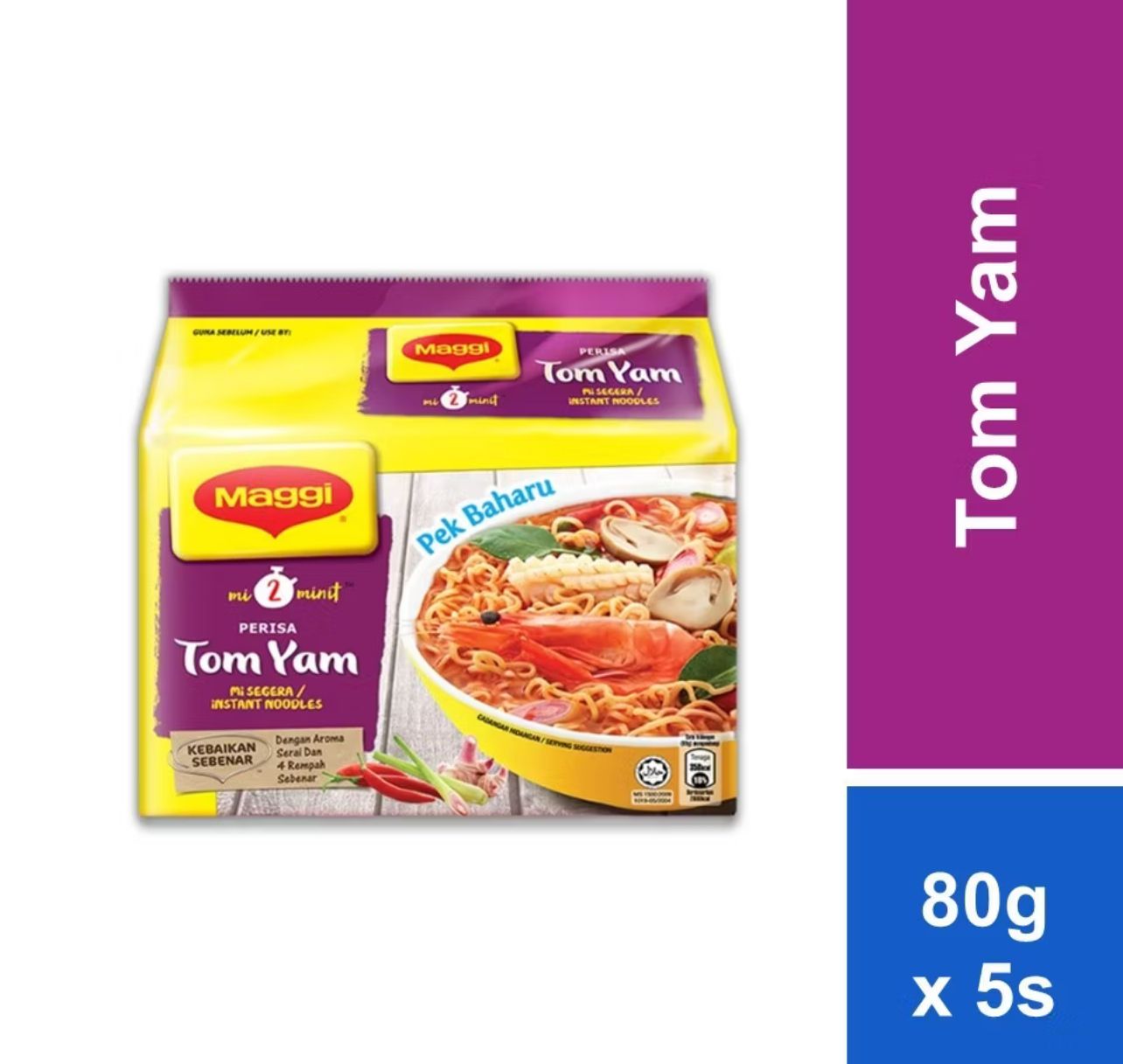 Maggie MAGGI 2-MINN Tom Yam (80g x 5pcs)