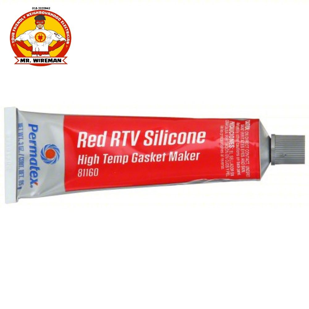 Permatex 81160 High-Temp Red RTV Silicone Gasket