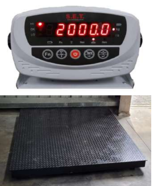 SET HEAVY DUTY FLOOR SCALE XK3118T1-D